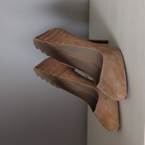 Aldo Beige Suede Heels - Size 39